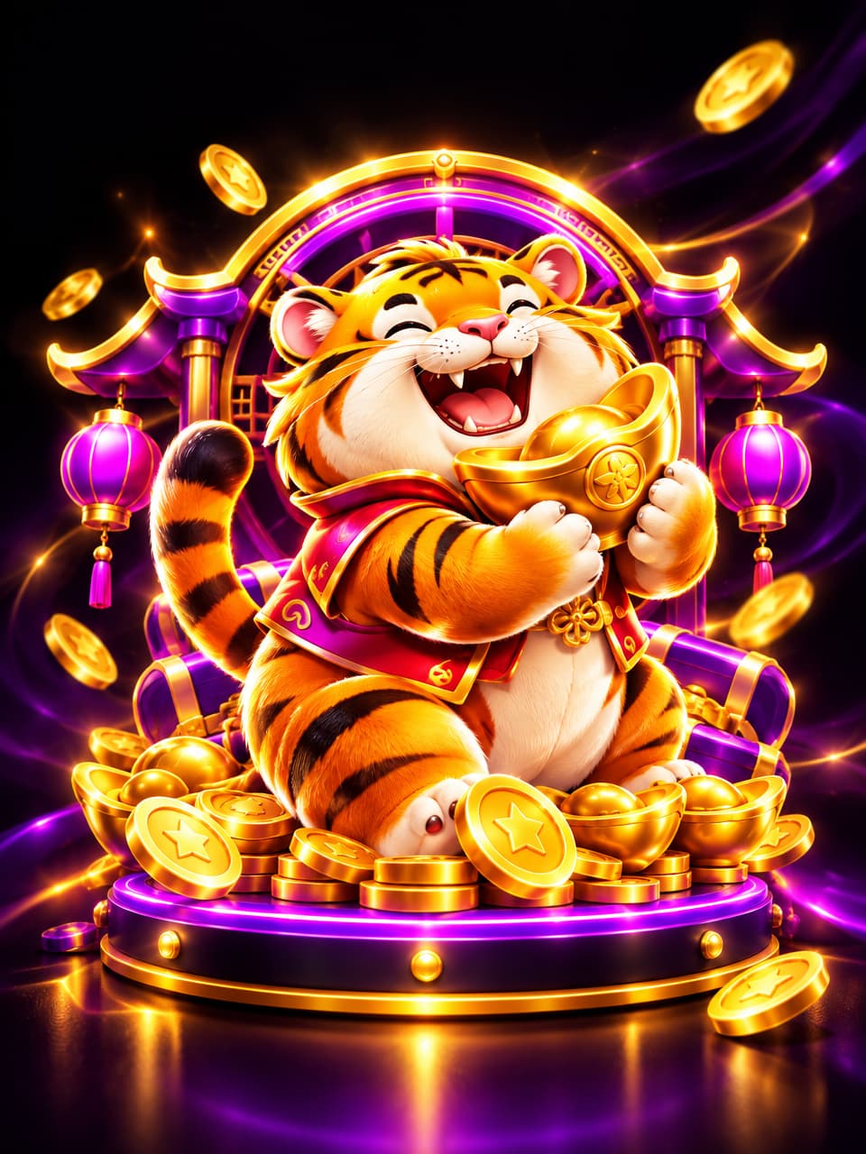 ภาพเกม PG Fortune Tiger ที่ออกแบบใหม่สำหรับ meechok168 - มีโชค168